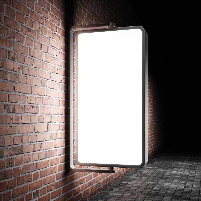 Light Box or Cabinet Sign